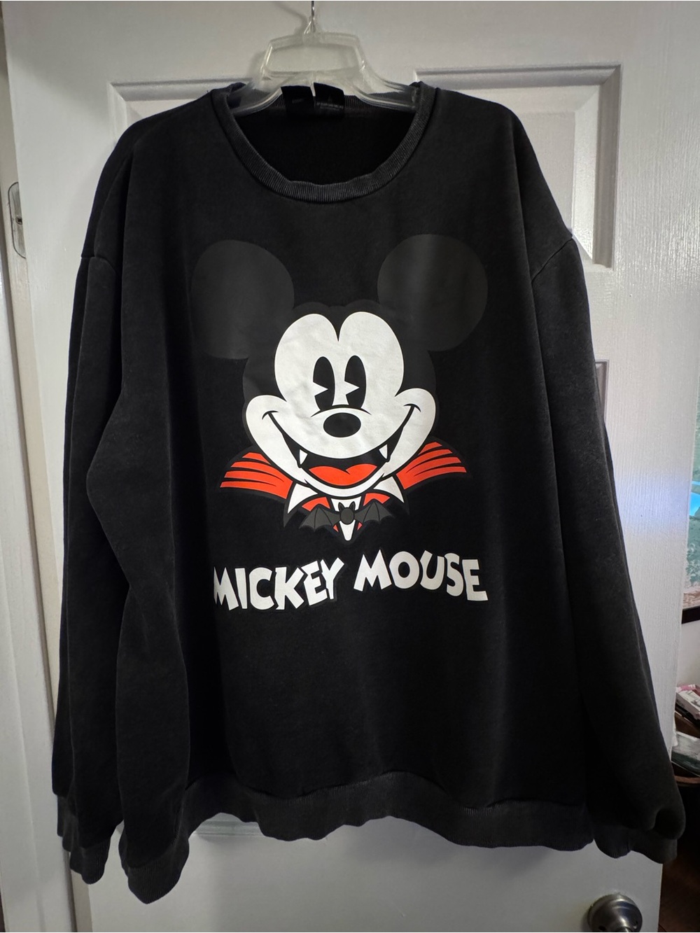 Disney x Cakewalk Mickey Mouse vampire sweatshirt Pullover Halloween Unisex 4X